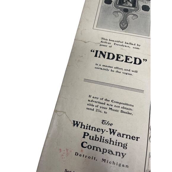 Creole Belles 1901 Sheet Music March Two Step J Bodewalt Lampe - Picture 6 of 10